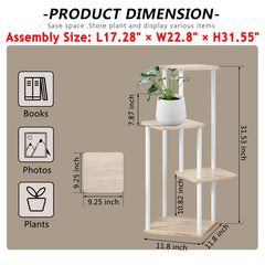 AZERPIAN plant stand styled in living room showing decorative organization