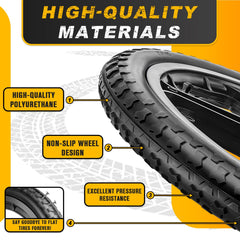AZUNYYDS close-up of serrated tread showing traction design for improved grip