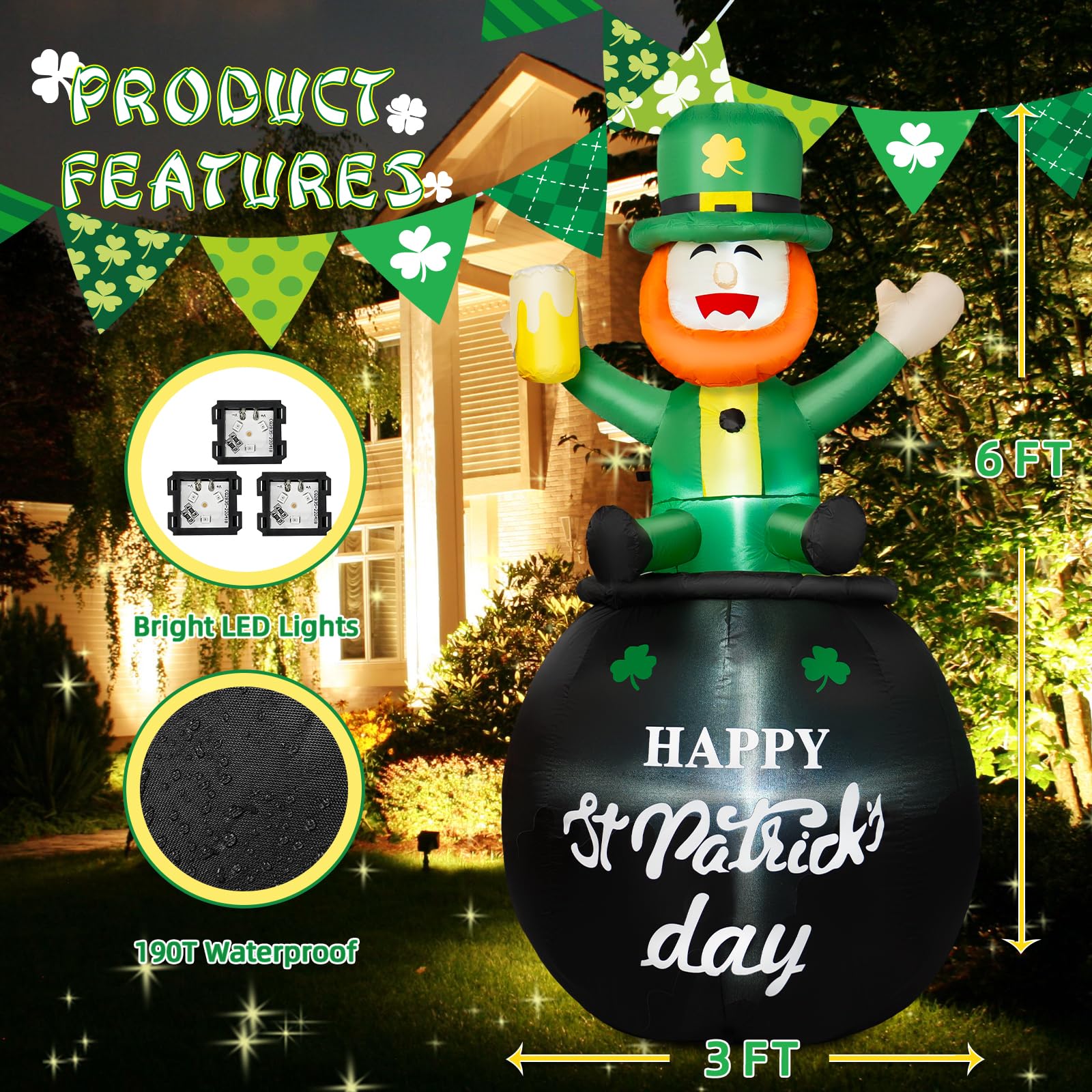 B&D pot of gold detail emphasizing cheerful design and finish