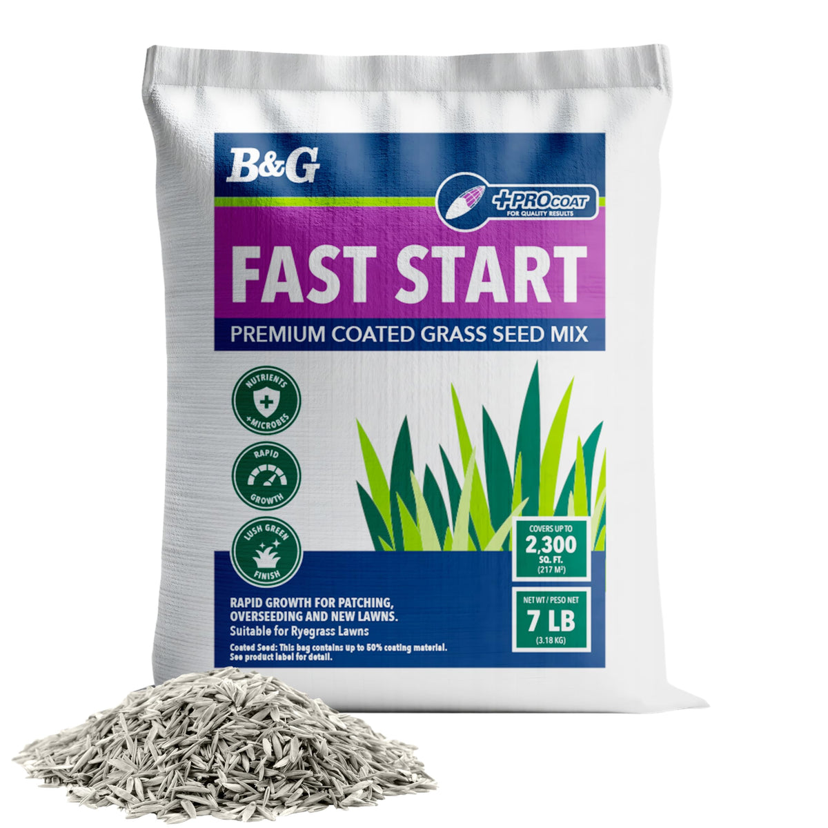 B&G front packaging showing product and quick coverage benefits