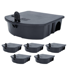 B&G front view of bait station showing secure lock and low profile benefit