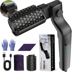 BabyNora front view showing cordless grill brush and ergonomic handle for easier cleaning