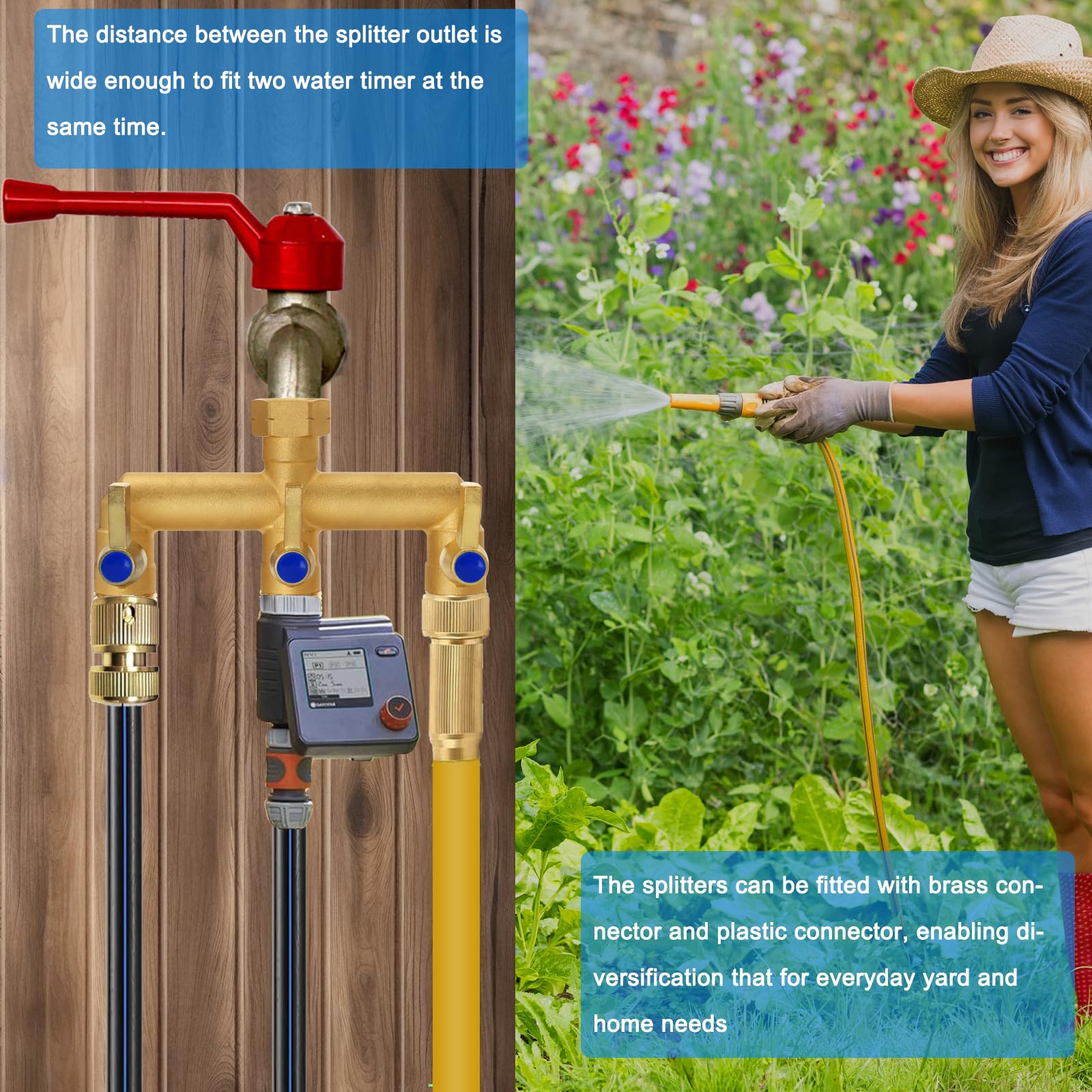 BACASIN in garden lifestyle setting showing efficient watering and versatility