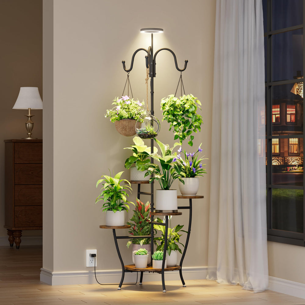 BACEKOLL close-up of adjustable grow light panel offering consistent supplemental lighting