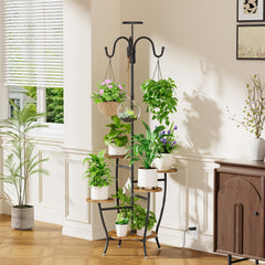 BACEKOLL hanging hooks detail supporting trailing vines for layered greenery