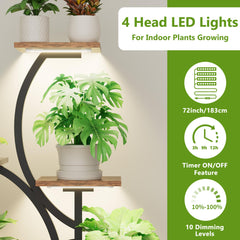 BACEKOLL LED grow light panel detail illustrating plant-supporting light