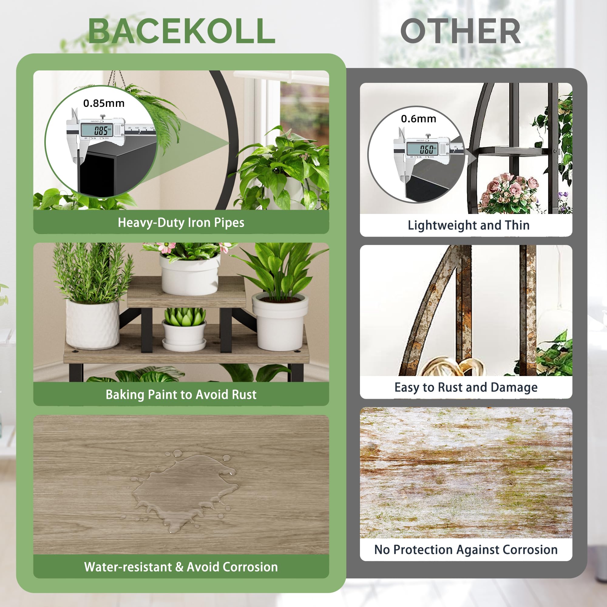 BACEKOLL furniture straps anchored to wall for anti-tip safety