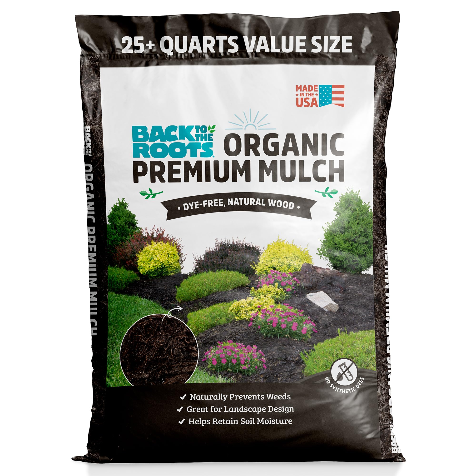 Back to the Roots front packaging showing product and benefits