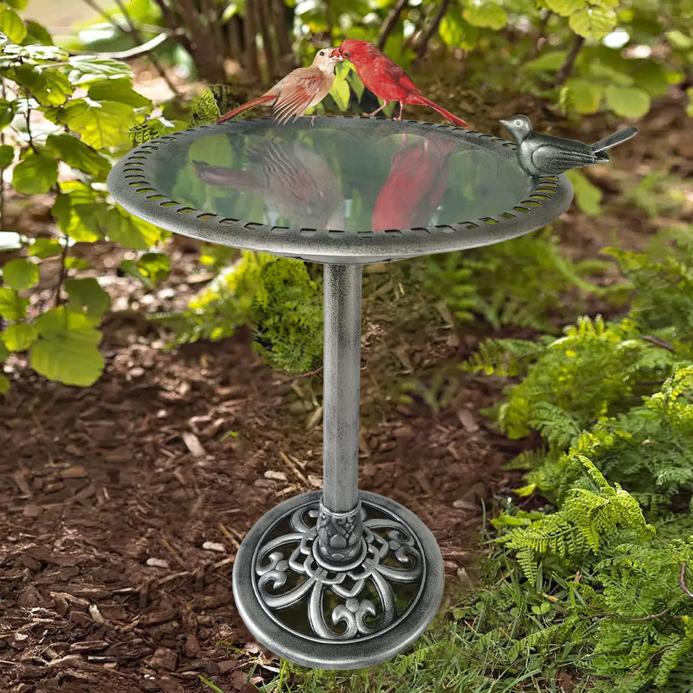 Backyard Expressions ornate scrollwork base close-up adding classic style and stability