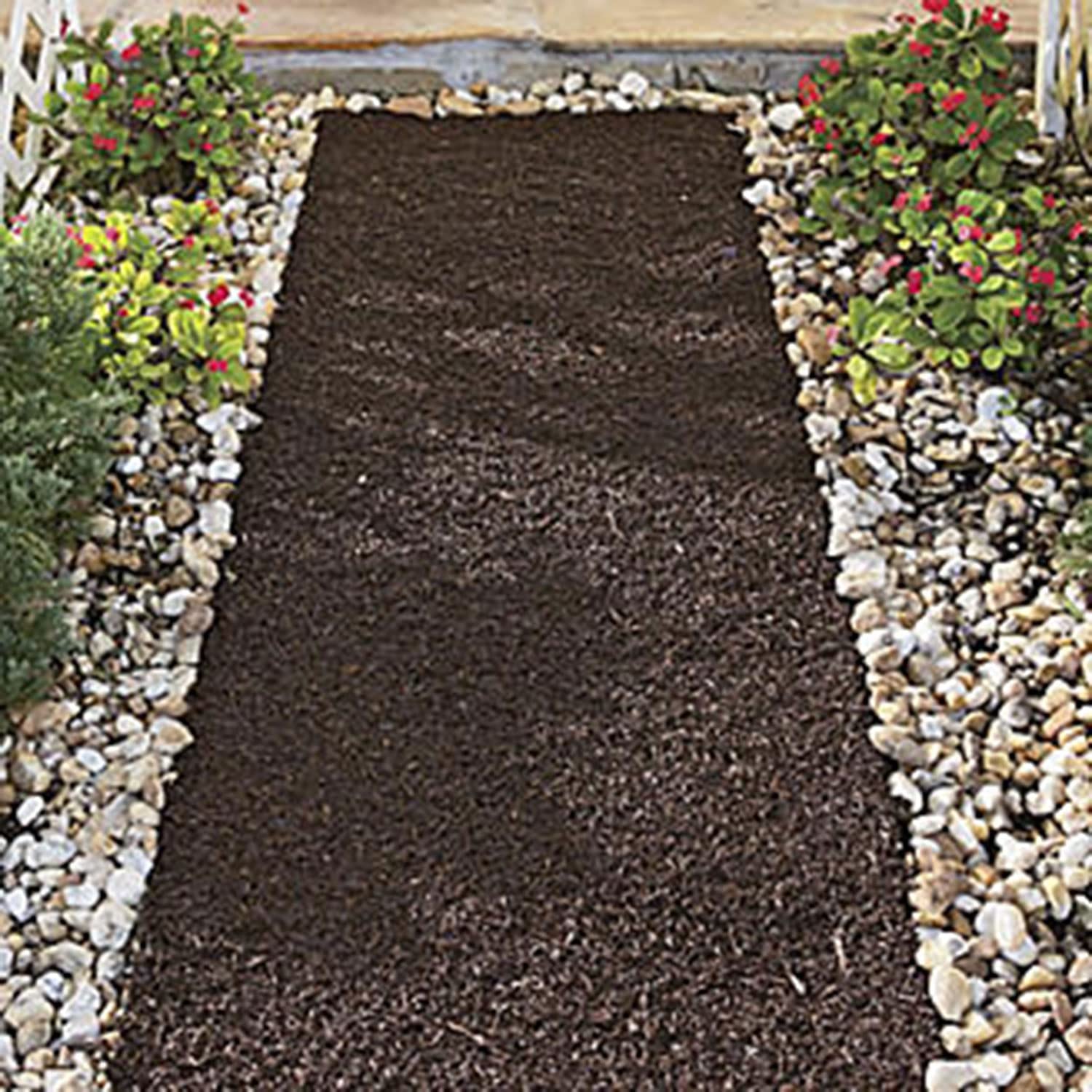 Backyard Expressions mat next to ruler showing 72 by 24 inches for accurate sizing and planning