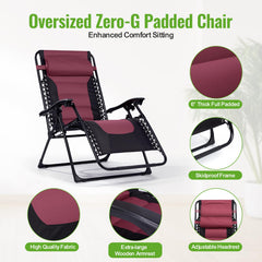 Backyard Expressions detachable side tray with cupholders and device slots for easy access
