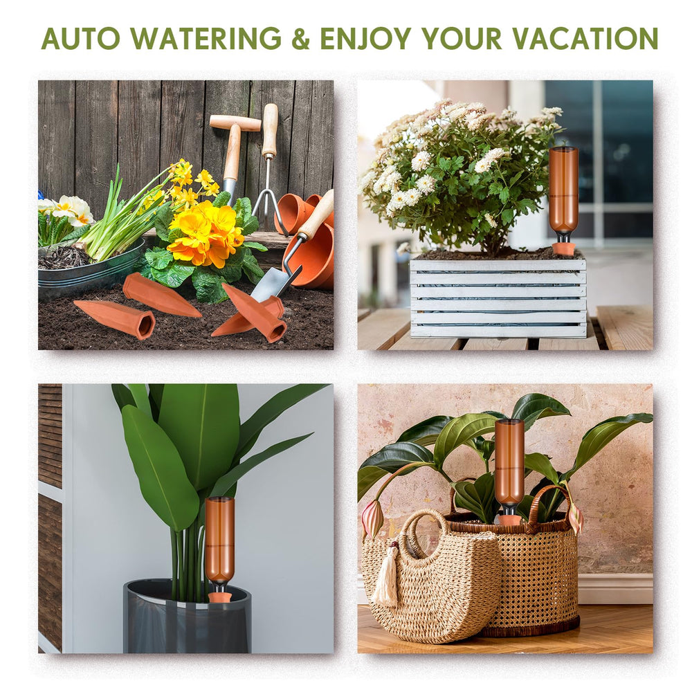 Baderke outdoor balcony setup with multiple spikes for reliable plant care