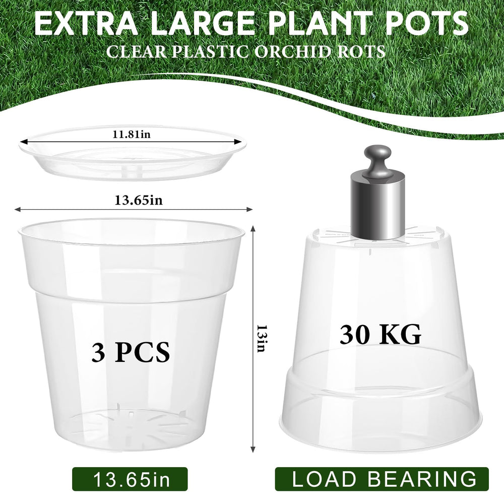Baderke pot with matching tray top view, keeps surfaces clean and captures runoff