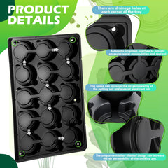 Baderke textured thickened plastic edge demonstrating durable construction for repeated use