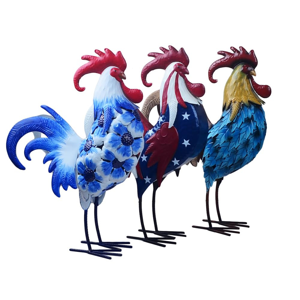 BAENRCY rooster in an entryway adding rustic charm indoors