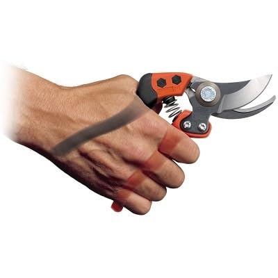 Bahco BAHPX-M2 in garden use cutting roses for efficient daily maintenance