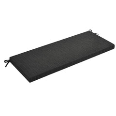 baibu front view of black bench cushion showing clean lines and fit benefit