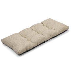 baibu front view beige bench cushion showing clean modern look and protection