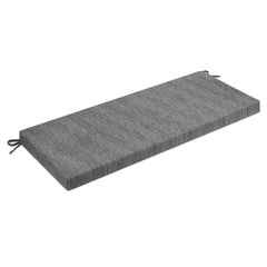 baibu front view of grey bench cushion showing clean fit and modern look