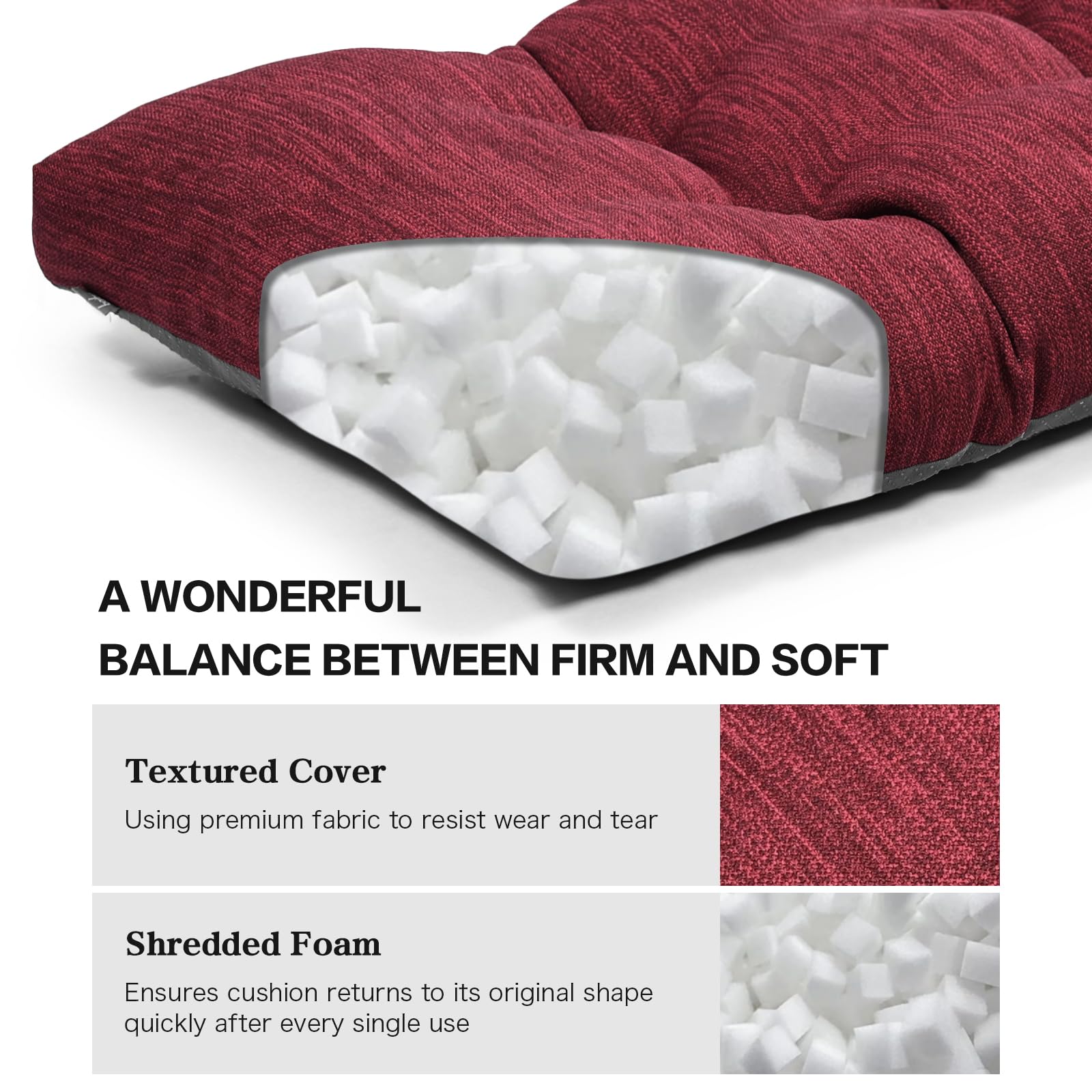 baibu cushion on wooden bench in home setting adding color and comfort