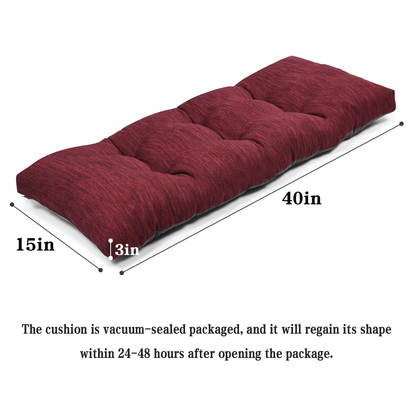 baibu cushion underside showing silicone non-slip layer for secure seating