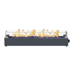 BAIDE HOME front view of tabletop fire pit showing style and centerpiece benefit