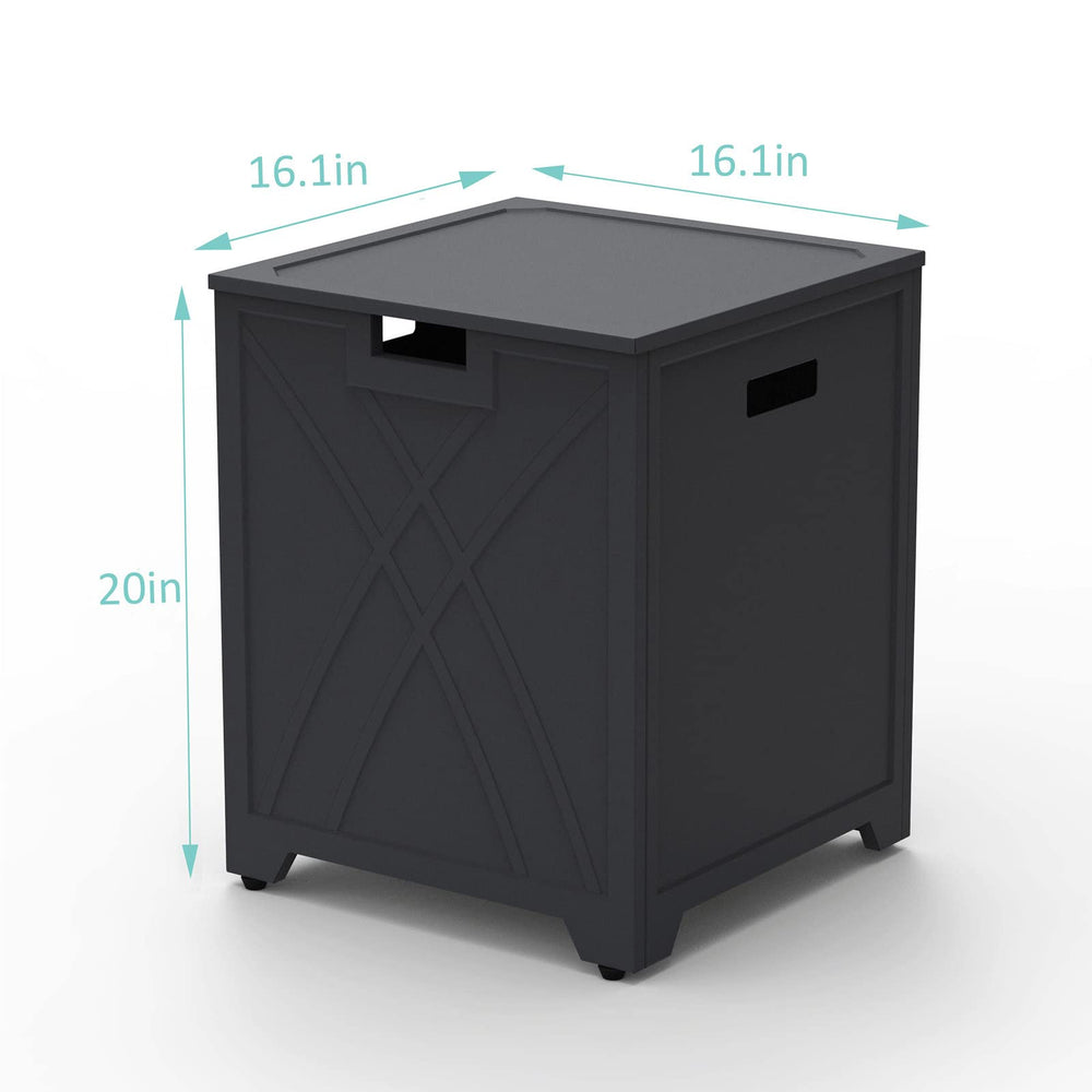 BAIDE HOME scale view next to chair showing compact, space-saving size