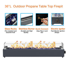 BAIDE HOME wind glass shield detail demonstrating stable wind protection