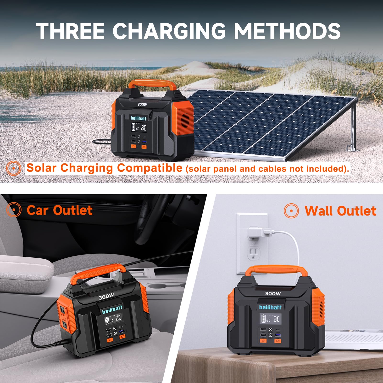 bailibatt powering a laptop at a campsite demonstrating reliable off-grid power benefit convenience