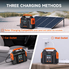 bailibatt powering a laptop at a campsite demonstrating reliable off-grid power benefit convenience