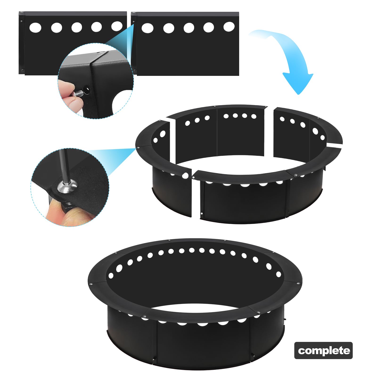Baitedelai panel connection detail showing easy assembly benefit