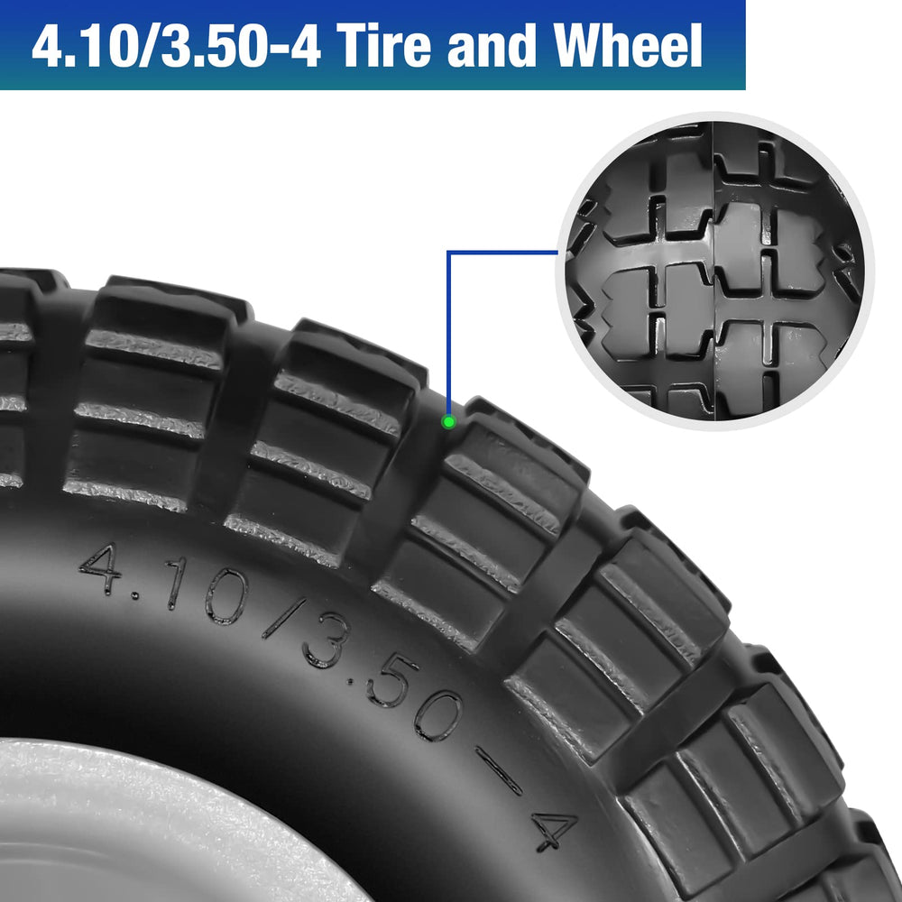 BAIVE BW close-up of gemstone-grain tread highlighting traction improvement