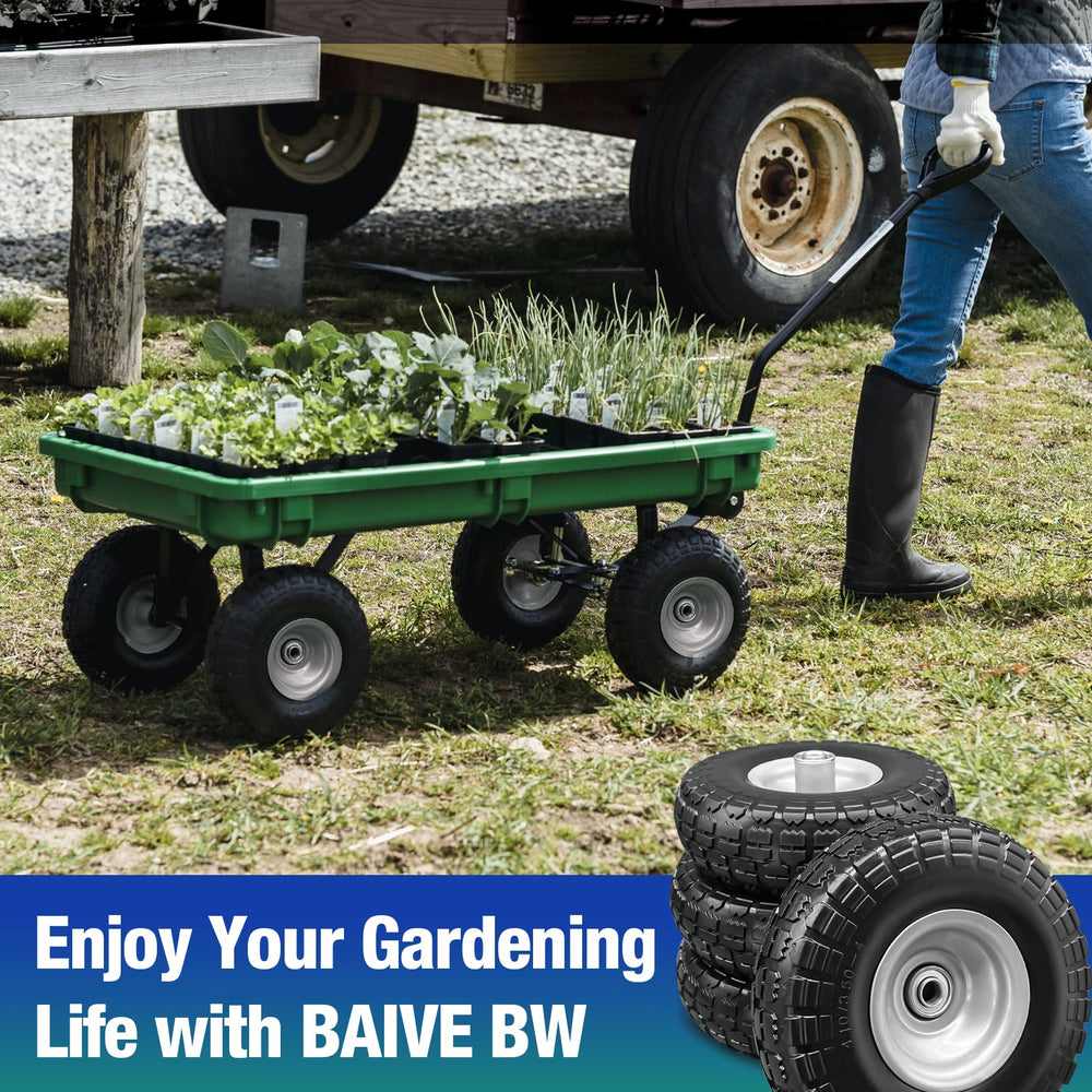 BAIVE BW iron hub close-up showing 5/8" bearing area for reliable rotation