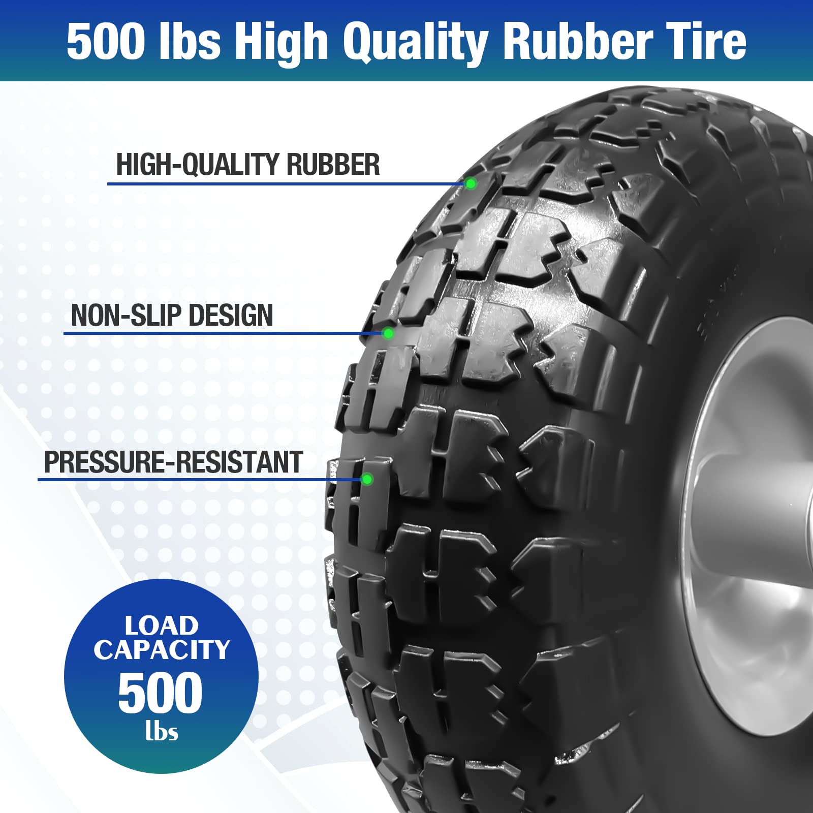 BAIVE BW installed wheel on 5/8" axle demonstrating easy swap and secure mount