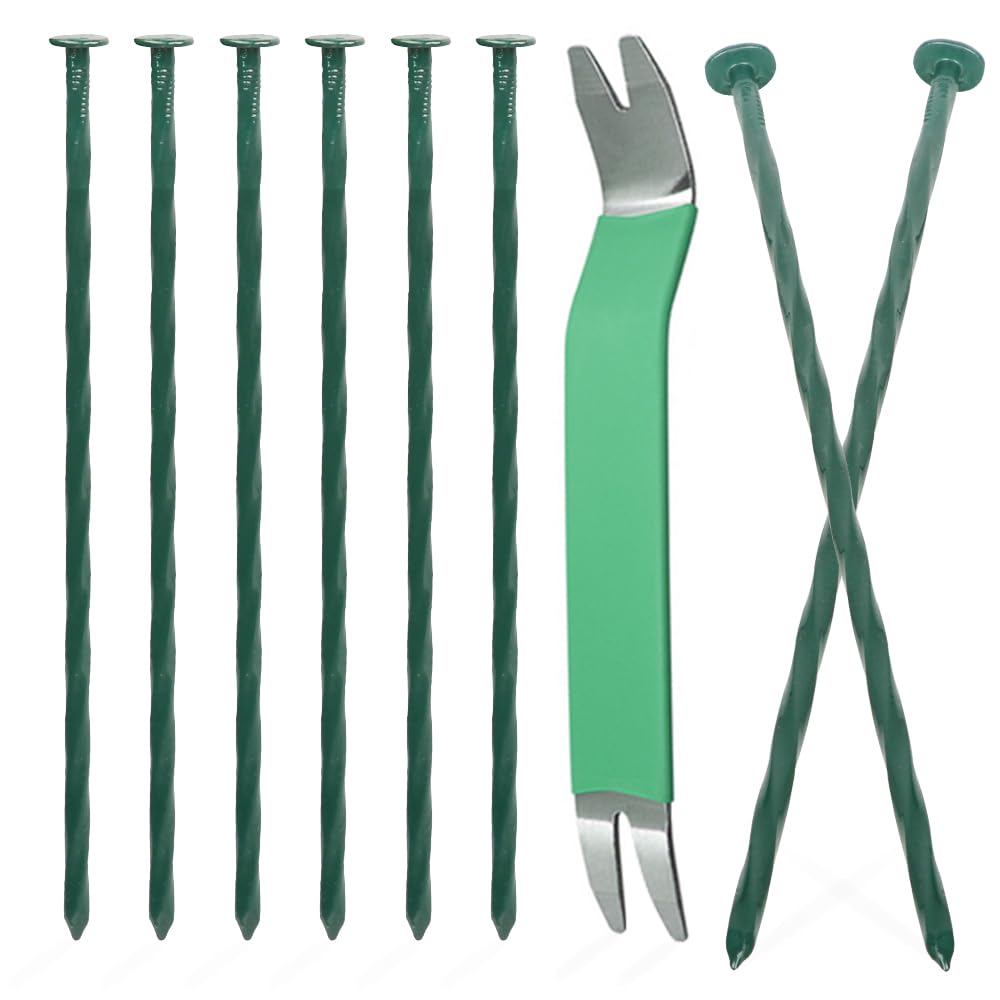Bakulyor front packaging showing 100 stakes and green finish benefiting easy storage
