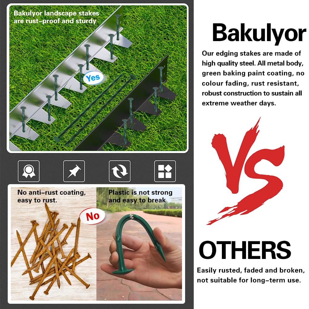 Bakulyor included nail puller and tools for easy stake removal
