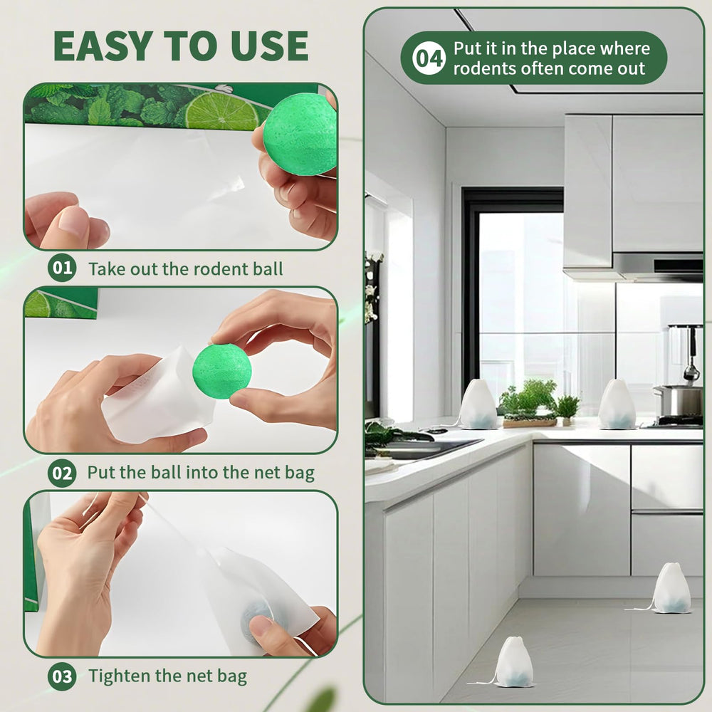 Balancexlite Plus pellet on garage shelf deterring rodents from storage spaces