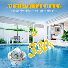BaldrTherm angled 360° display visible from poolside for quick checks