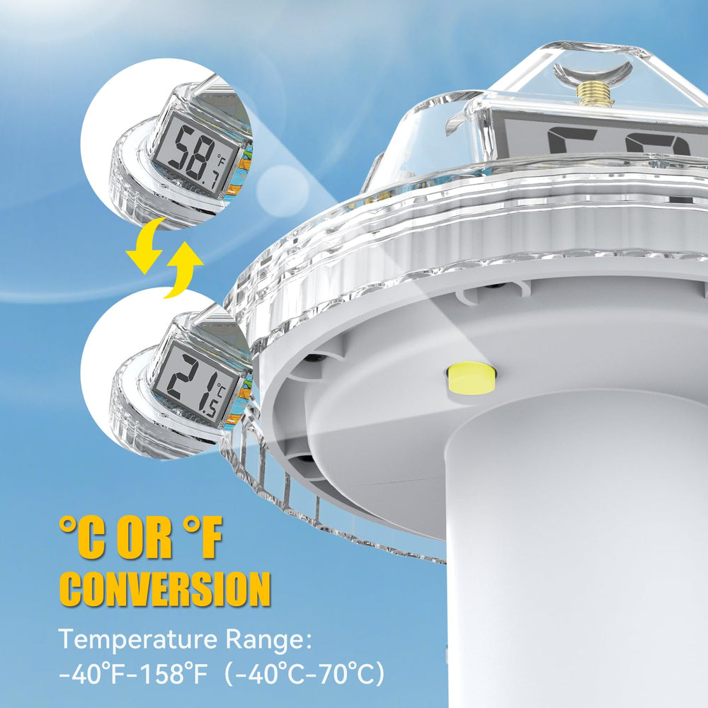 BaldrTherm in hot tub setting demonstrating spa temperature monitoring