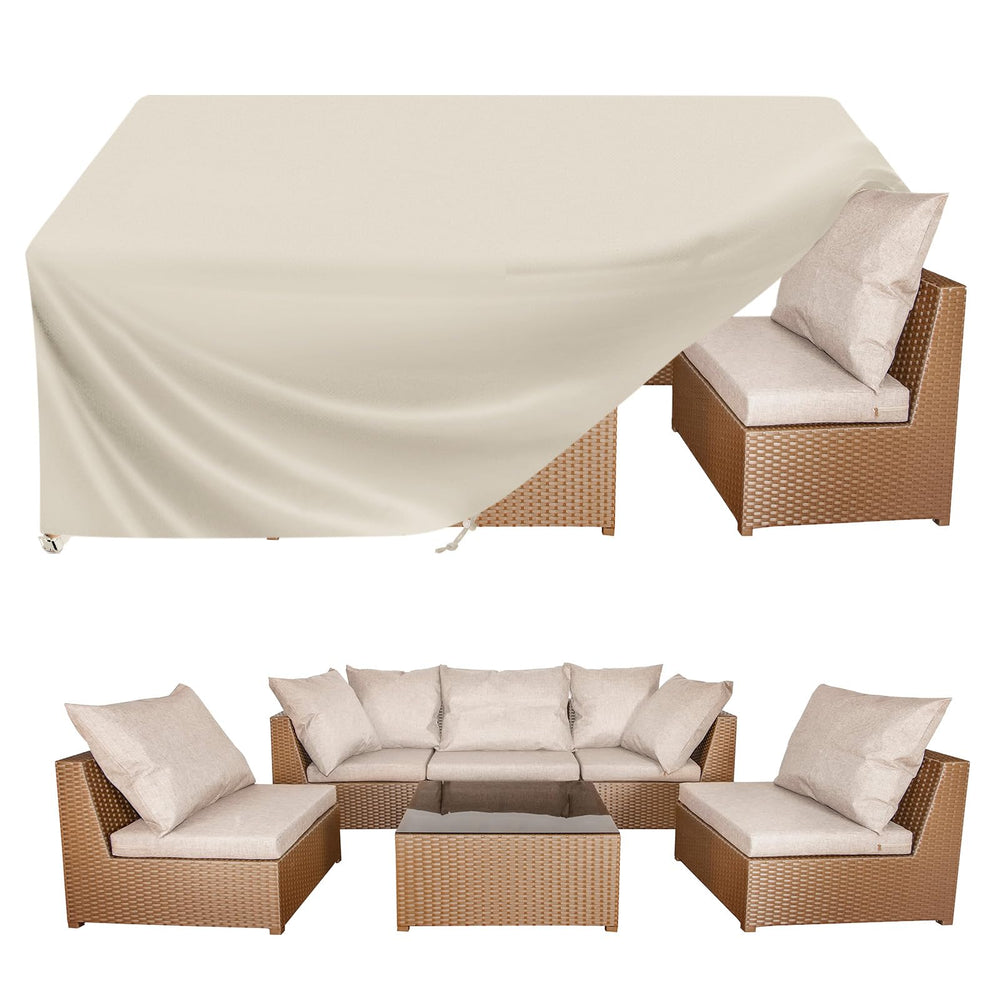 BALEINE front view of table cover protecting furniture from weather