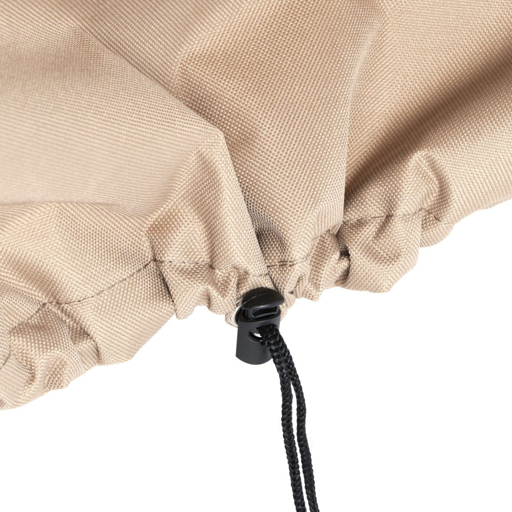 BALI OUTDOORS close-up of 600D polyester fabric showing weather resistance