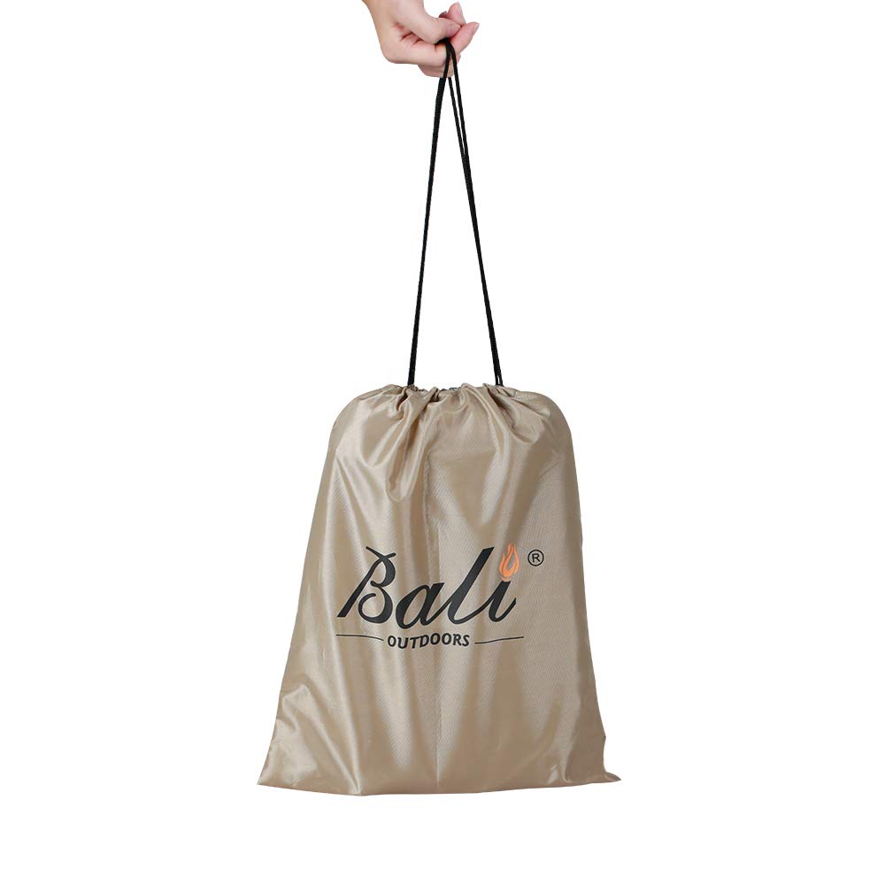 BALI OUTDOORS folded compactly for easy storage and space-saving benefit