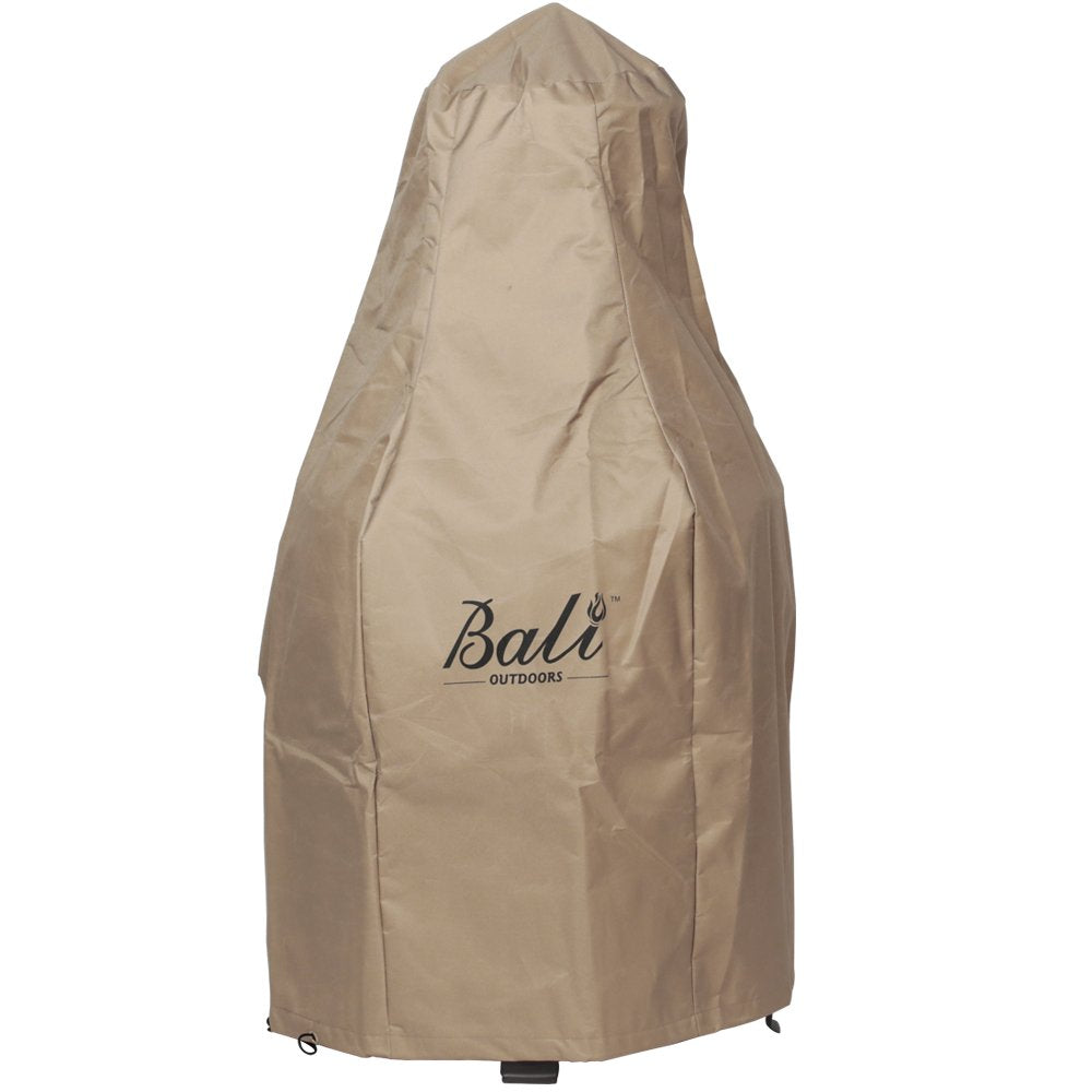 BALI OUTDOORS front view of chiminea cover showing full protection