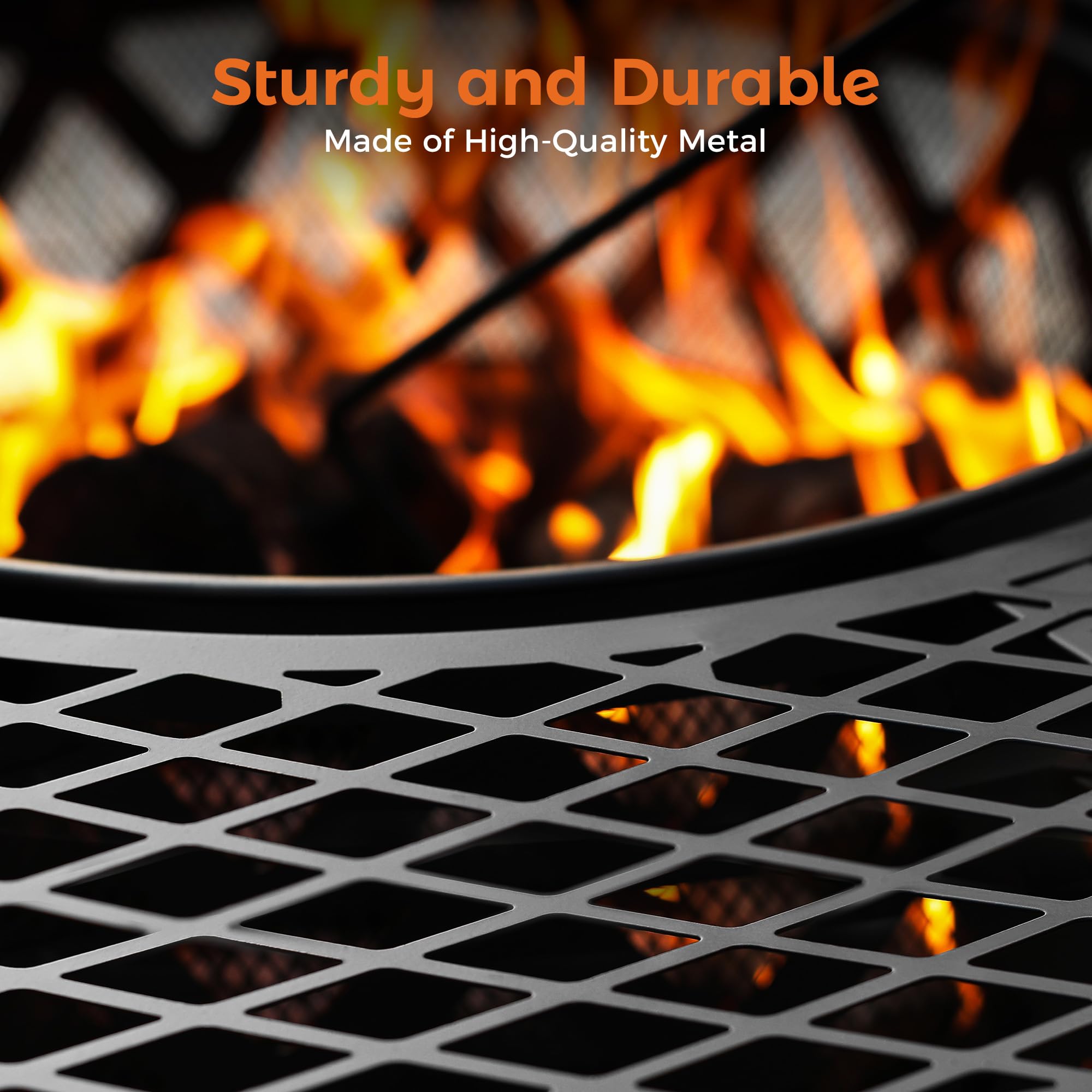 BALI OUTDOORS sturdy round base providing stable support and tipping resistance
