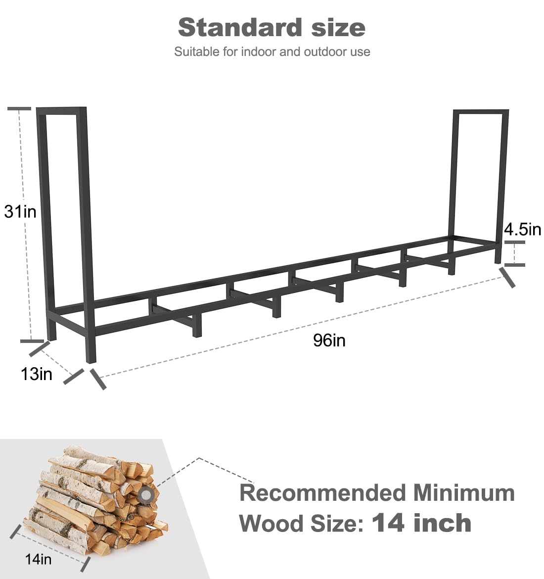 balie space in use stacked firewood demonstrates organized ready-to-use benefit