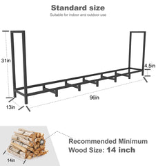 balie space in use stacked firewood demonstrates organized ready-to-use benefit