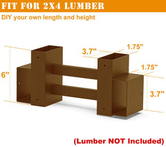 BALIE SPACE side profile showing bracket depth for secure log support and stability