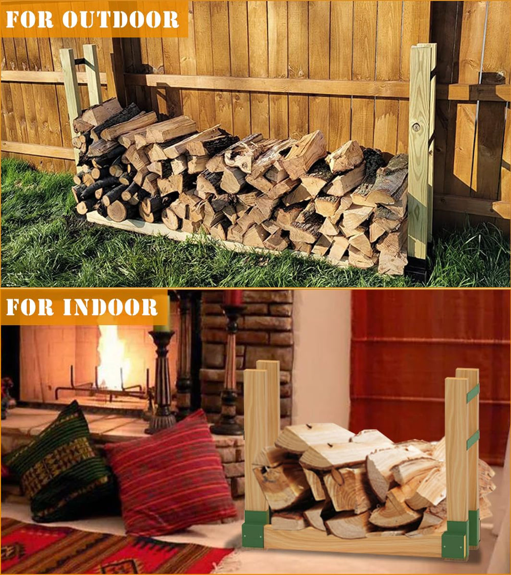 BALIE SPACE side profile with stacked logs showing organized storage benefit