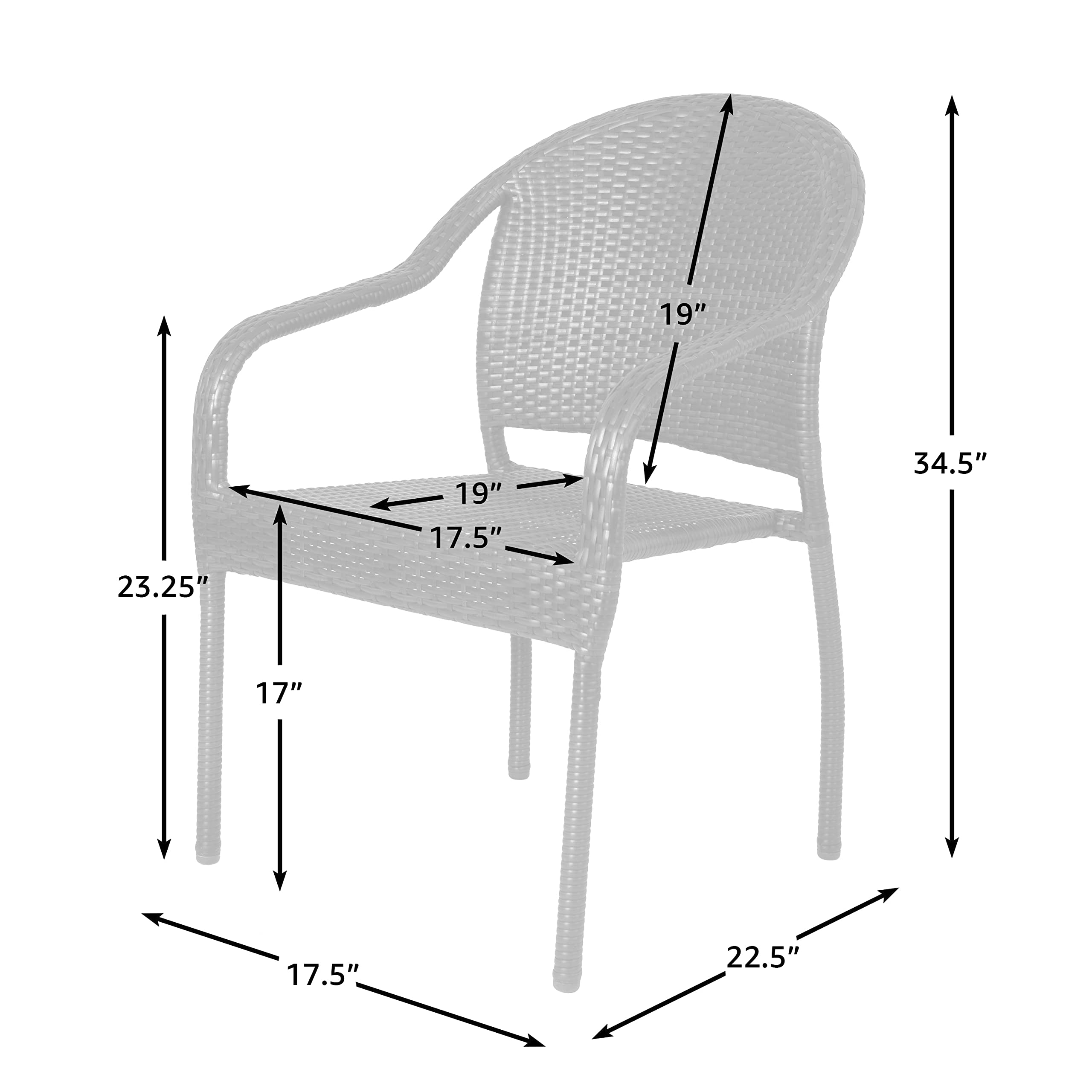 Balkene Home label showing weight capacity for safe, reliable seating