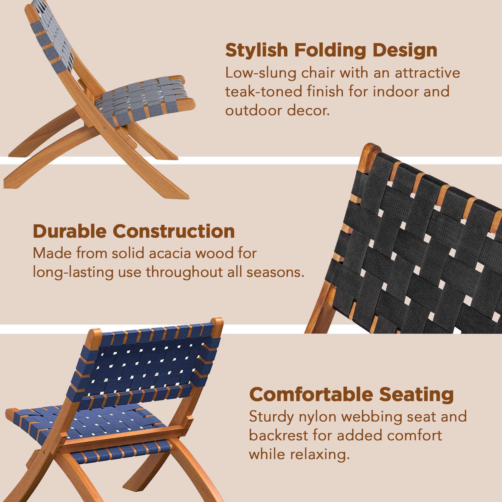 Balkene Home Sava folded profile highlighting compact portability and easy storage
